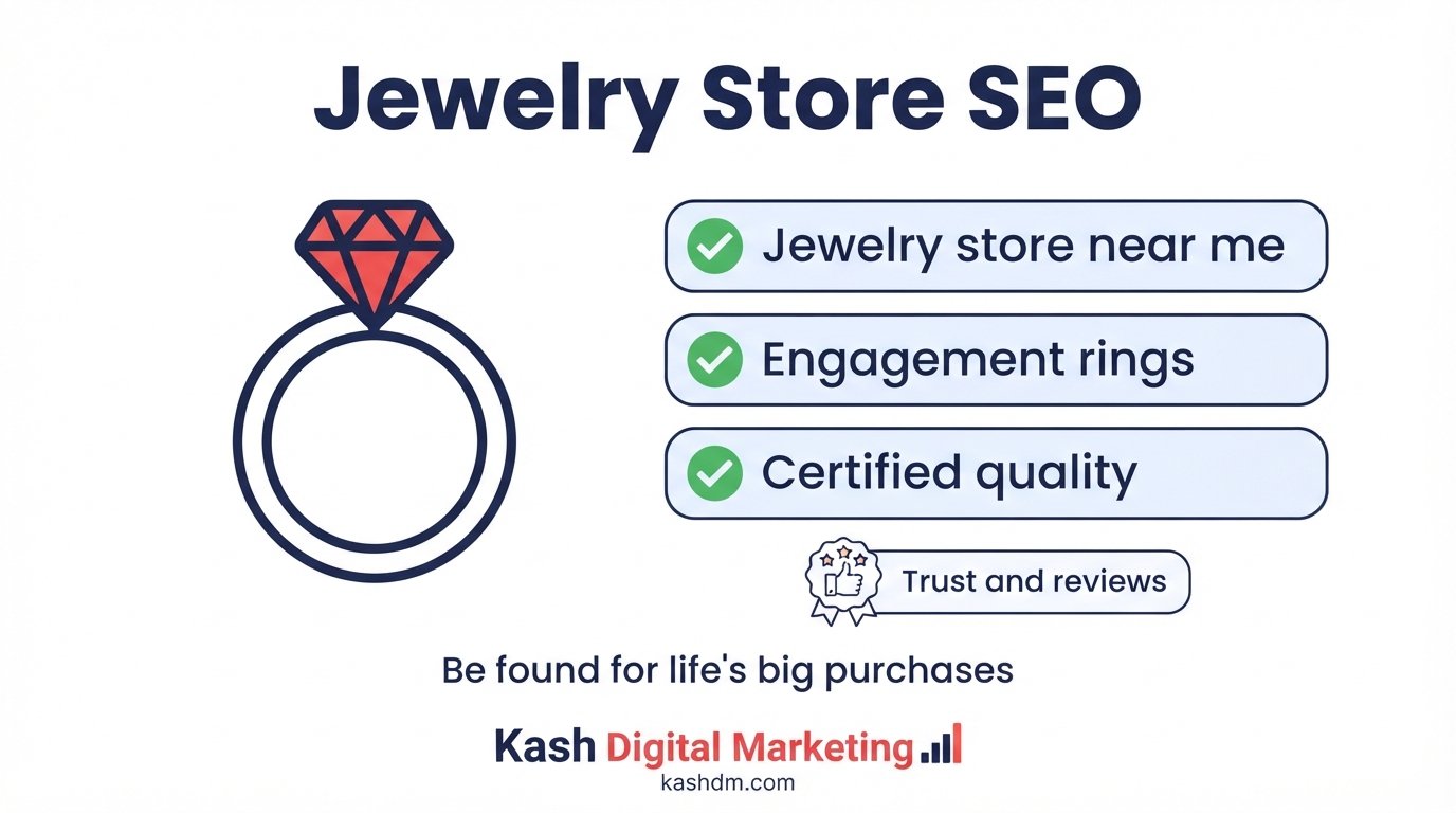 Jeweler's Google profile with certifications, engagement ring photos and reviews.